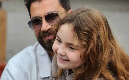 معتصم النهار وزوجته يحتفلان بعيد ميلاد ابنتهما ساندرا