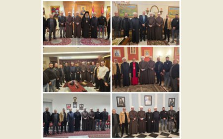 القطان جال على فاعليات زحلاوية معايدا وتأكيد على التمسك بالوحدة الوطنية ورفض الاعتداءات الإسرائيلية