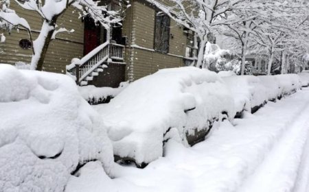 طرقات مقطوعة بسبب الثلوج