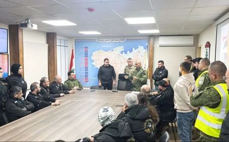 حواجز توعية للنادي اللبناني للدراجات