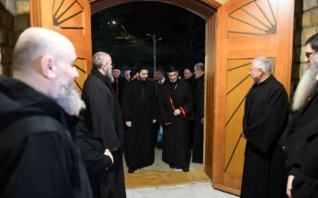 الراعي زار دير المخلص في غوسطا : يستحيل بناء سلام داخل جماعة إن لم يبدأ من قلب كل واحد منا