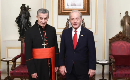 الراعي يلتقي السفير الأميركي ويتلقى اتصالات مهنئة بالأعياد