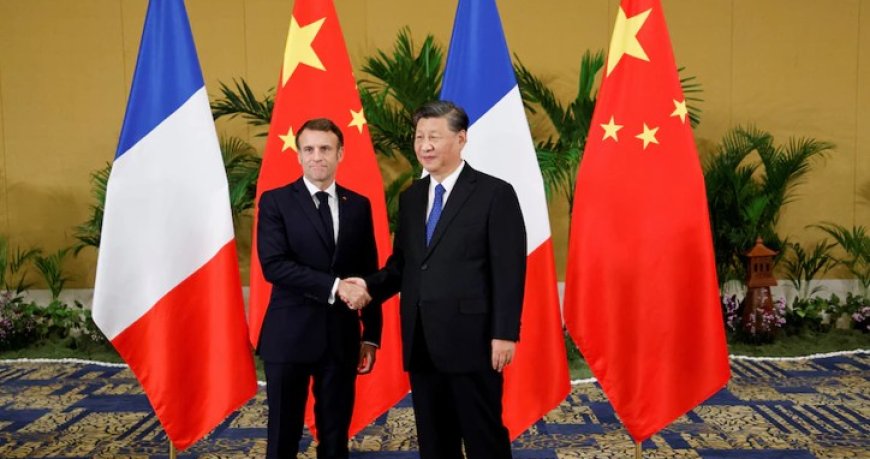 الرئيس الفرنسي يصل إلى الصين