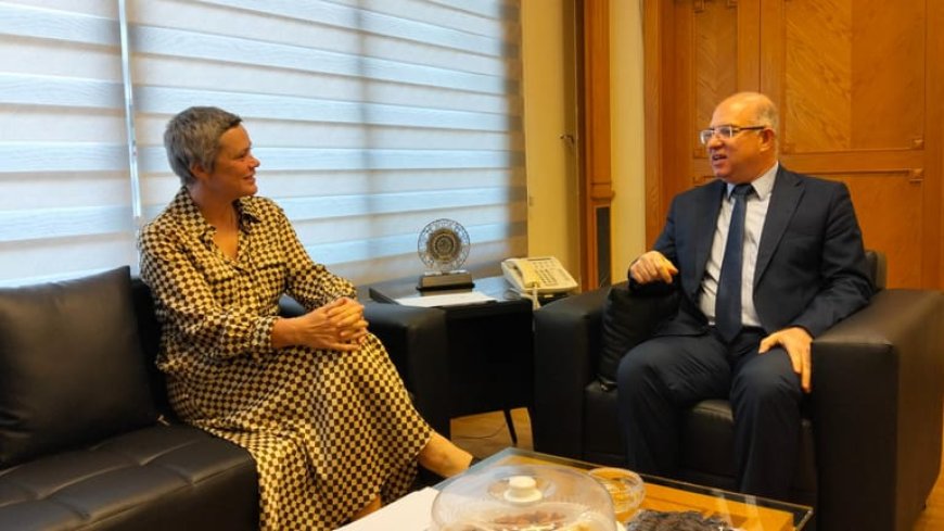 وزير العمل يلتقي سفيرة الاتحاد الأوروبي