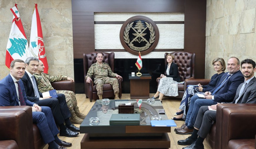 هيكل عرض مع رئيسة مرفق السلام الأوروبي الأوضاع في لبنان والمنطقة والتقى سليمان والمر