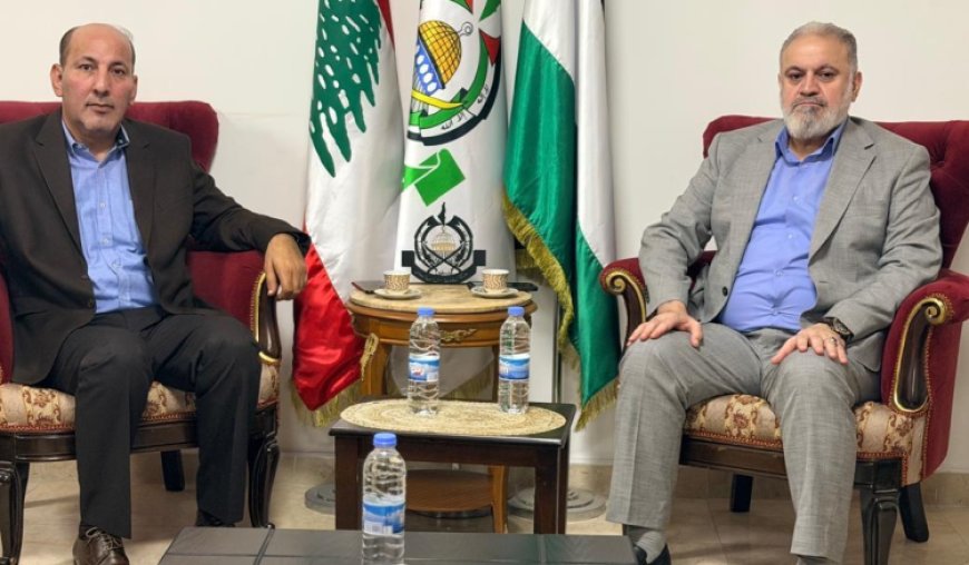 حماس عرضت ووفد الديمقراطية لآخر مستجدات القضية الفلسطينية