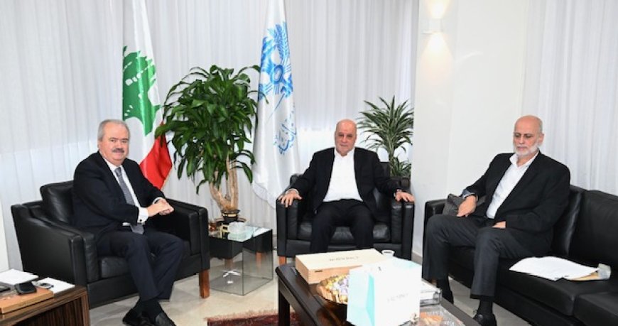 جابر بحث مع شري ودرغام في التعويضات عن الأبنية المتضررة في الضاحية