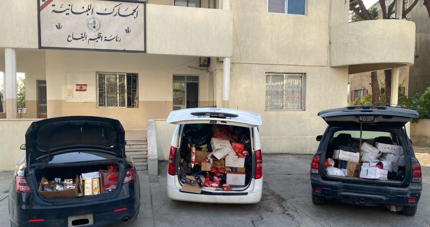 الجمارك تداهم مستودع في شتورا.. وهذا ما ضبط فيه