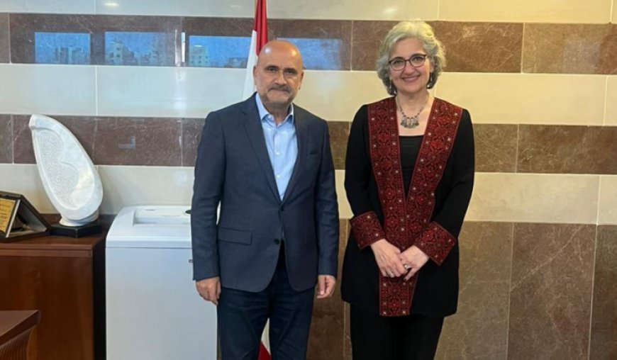 كرامي التقت ابي رميا وأطلعت وفد الاتحاد الاوروبي على خطة وزارة التربية وسبل دعمها