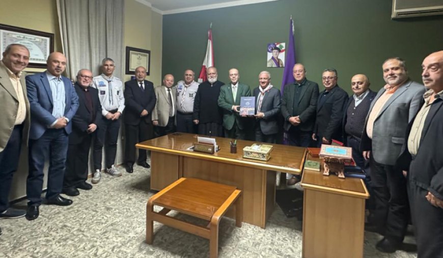وفد من جمعية الكشاف الوطني الأرثوذكسي زار جمعية الكشاف المسلم وتاكيد اهمية التعاون
