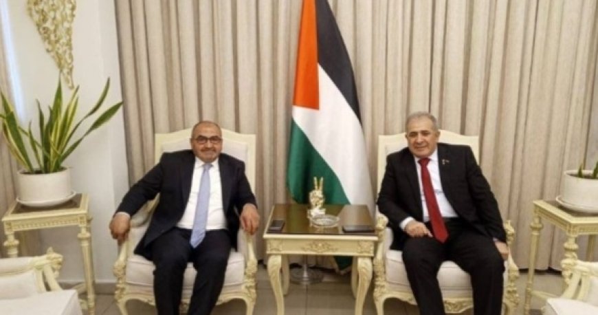 لقاء بين الأسعد والحشيمي عرض الأوضاع الفلسطينية في لبنان والأراضي المحتلة