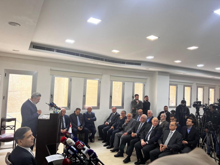 صدر الدين الصدر والقاضي الشامي في مؤتمر صحافي: الإمام الصدر كان حيّا ومسجونا حتى اندلاع الثورة الليبية على القذافي