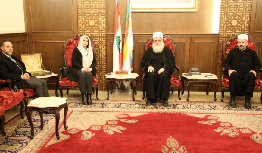 شيخ العقل عرض واقع مرفأ بيروت مع حريز والتقى زوّاراً