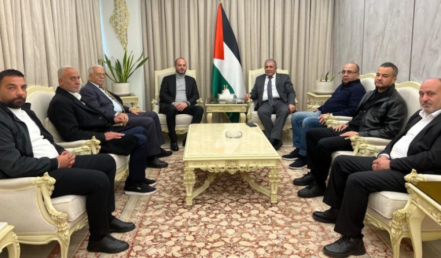 الأسعد استقبل وفدين من "جبهة التحرير و"حزب الشعب": تأكيد الحفاظ على "الأونروا" وتوفير حياة كريمة للفلسطينيين