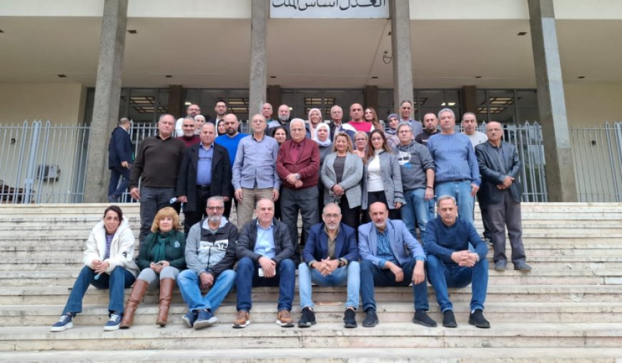 المساعدون القضائيون واصلوا اعتكافهم لليوم الثاني مطالبين بتسوية أوضاعهم