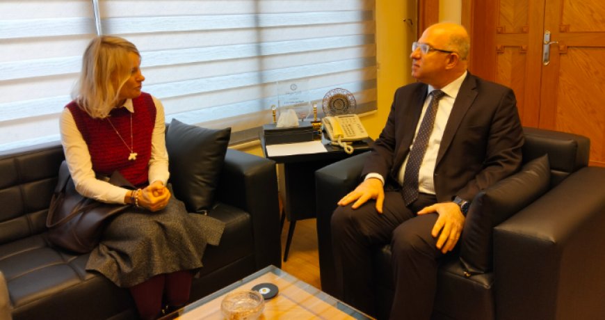 الوزير حيدر التقى ممثلة المفوضية السامية للأمم المتحدة لشؤون اللاجئين وطليس