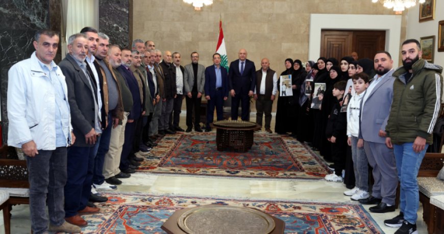 الرئيس عون شدد على أولوية ملف الاسرى في السجون الإسرائيلية والسفير موسى أكد زيارة رئيس الوزراء المصري للبنان وتحدث عن بوادر إيجابية لخفض التوتر