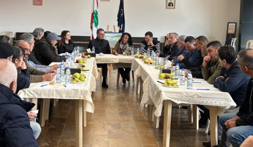 وفد من البنك الدولي زار قضاء جبيل لمتابعة أعمال المشروع الأخضر والتحضير لمشروع GATE