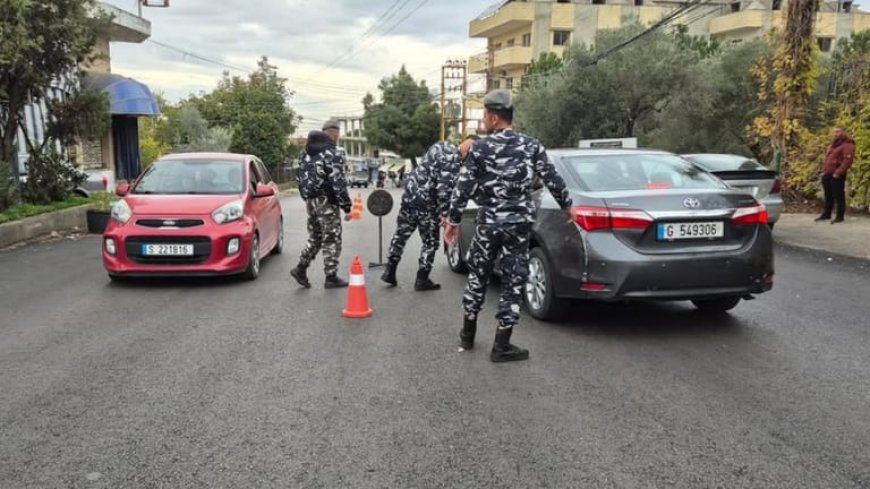 حاجز في شحيم.. وتوقيف سيارات