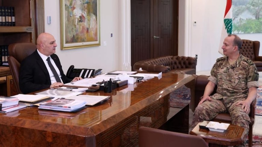 الرئيس عون يلتقي قائد الجيش.. وهذا ما تم بحثه