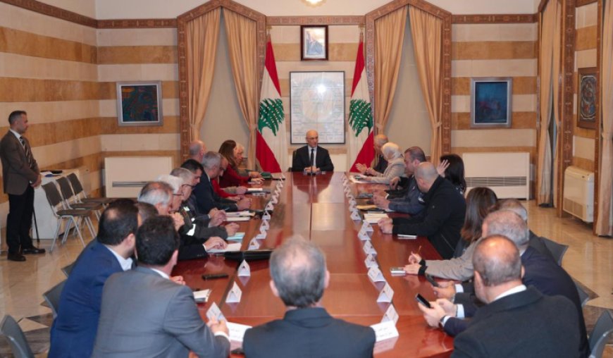 الحجار ترأس اجتماعا للجنة الوطنية للسلامة المرورية وتابع واقع السير في بيروت واستقبل الخير وسليمان وبطرس حرب