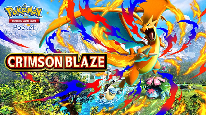انفجار القوة في Pokémon TCG Pocket — Mega Charizard Y-EX يتصدر توسعة Crimson Blaze!