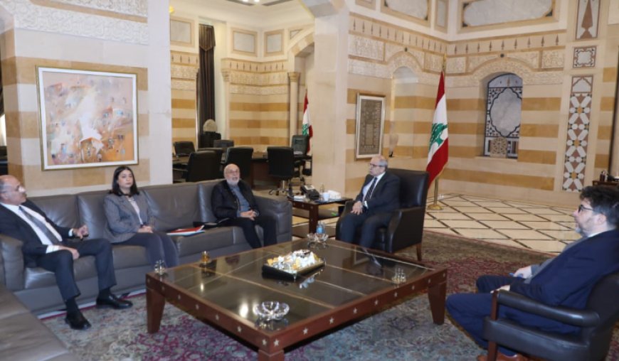 سلام استقبل شهيب وعبد الله ووفدي البنك الدولي والجامعة الثقافية