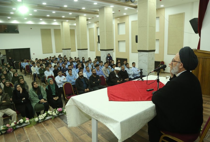  في محاضرة لطلاب ثانوية الإمام الجواد(ع) في البقاع.. العلامة فضل الله: لا تؤجّروا عقولكم لاحد