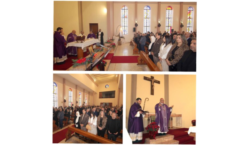 "ثانوية راهبات مار يوسف الظهور" تحتفل بتدشين كنيستها بعد إعادة ترميمها