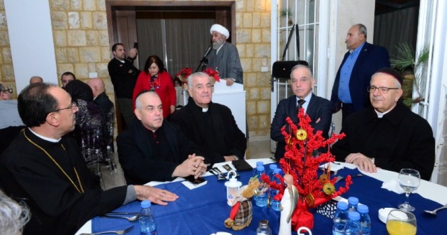 المطران العمار في العشاء الميلادي في "بيت كبارنا" في الوردانية: بالرجوع إلى حكمة كبارنا يمكن معالجة الكثير من مشاكلنا