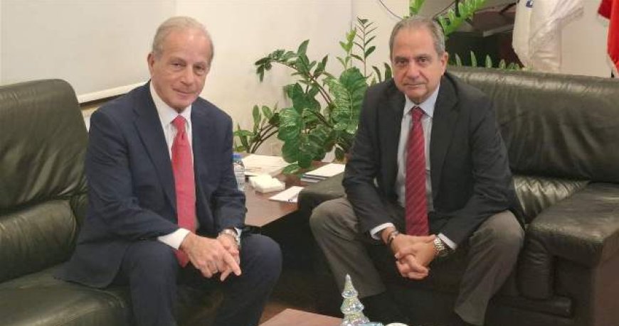 الصدي بحث والسفير الأميركي في تعزيز التعاون في قطاع الطاقة