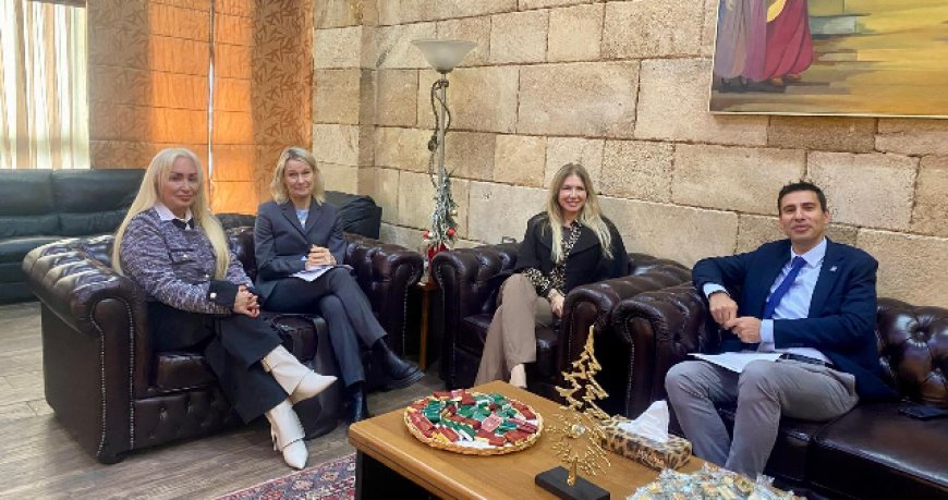 الرافعي عرضت مع وفد مفوضية اللاجئين أوضاع النازحين السوريين في الشمال وتعزيز التنسيق والتعاون