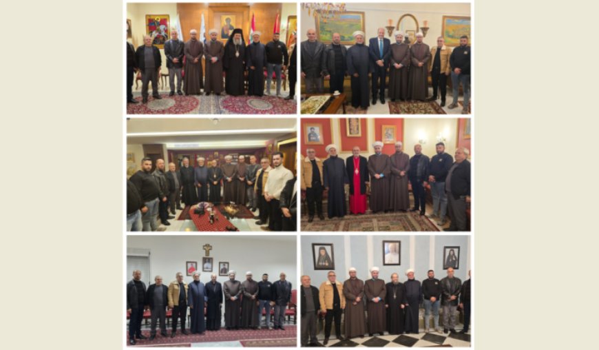 القطان جال على فاعليات زحلاوية معايدا وتأكيد على التمسك بالوحدة الوطنية ورفض الاعتداءات الإسرائيلية