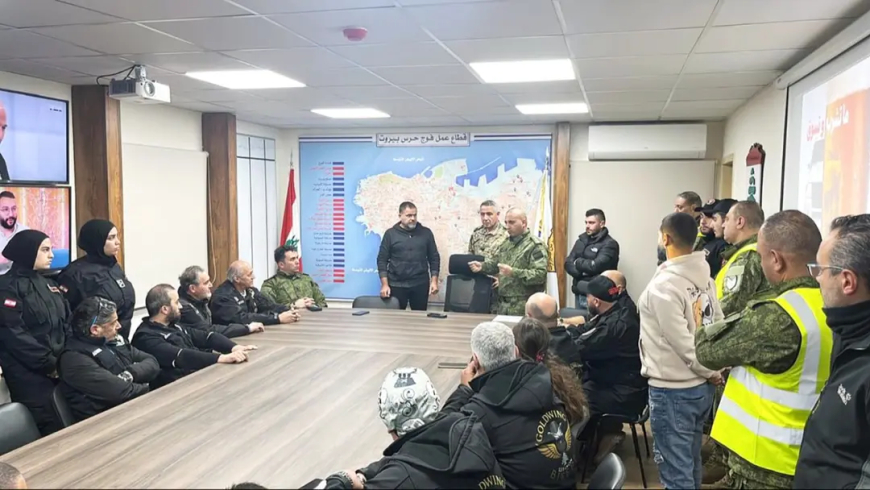 حواجز توعية للنادي اللبناني للدراجات