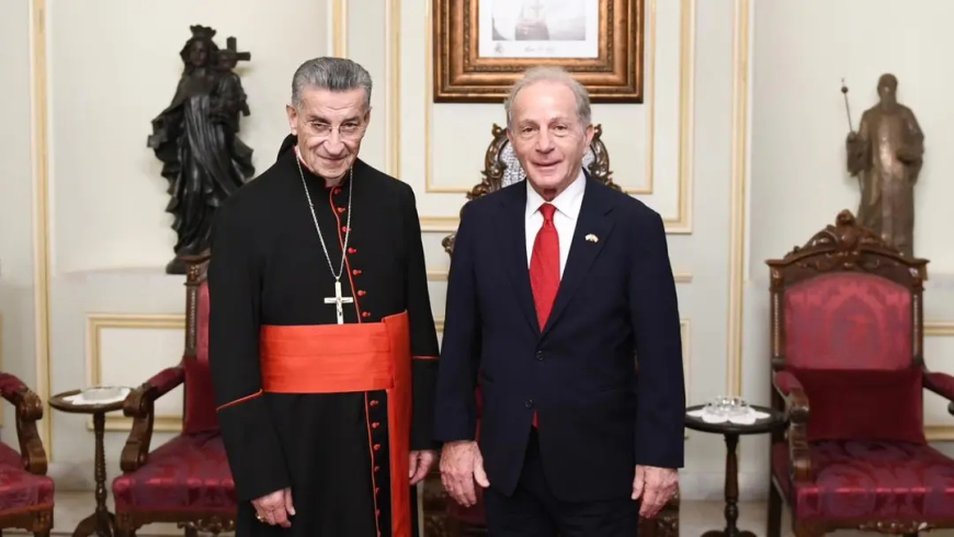 الراعي يلتقي السفير الأميركي ويتلقى اتصالات مهنئة بالأعياد