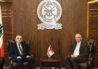 وزير الدفاع بحث مع السفير الفرنسي التحضيرات الجارية لمؤتمر باريس لدعم الجيش والتقى البعريني