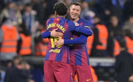 برشلونة يفوز على اسبانيول بصعوبة