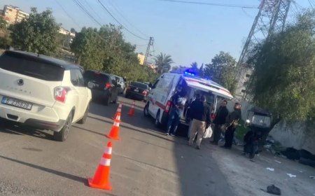 انزلاق دراجة في عبرا.. وسقوط جريح