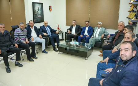 لقاء بين خريش ورئيس بلدية عرسال عرض أوضاع مراكز الدفاع المدني في المنطقة