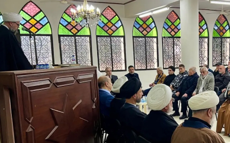 المفتي عسيران واصل تقبل التعازي بوالده المفتي قبلان: لحماية لبنان من الفتن