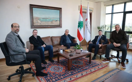 النفّي التقى الخواجة وتشديد على دعم مرفأ بيروت لتعزيز دوره الاقتصادي الحيوي