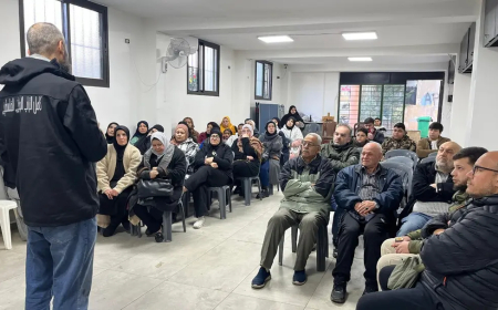 إجتماع في مخيم البداوي لمناقشة تقليصات "الأونروا"