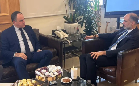 رسامني بحث مع  جبور في مشاريع وزارة الأشغال في عكار