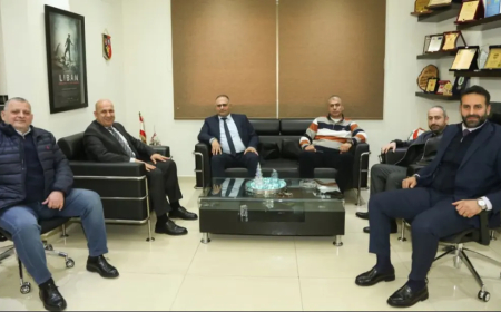 لقاء بين خريش ومسعد ورؤساء بلديات وفعاليات في جزين عرض أوضاع مراكز الدفاع المدني في القضاء