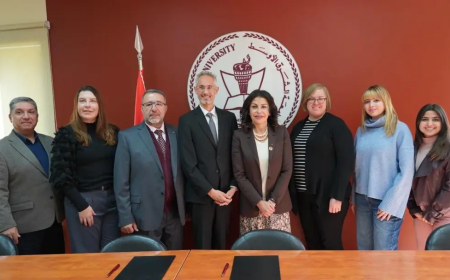 مذكرة تفاهم بين جامعة الشرق الأوسط وجمعية بيروت ماراثون في المجال الرياضي