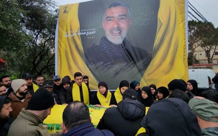 "حزب الله" شيع الشهيد محمد زريق في تول الجنوبية