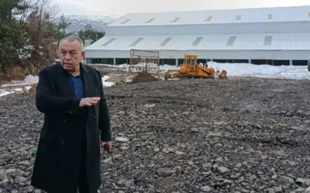 رئيس اتحاد بلديات جرد القيطع يتفقد معمل فرز النفايات في فنيدق