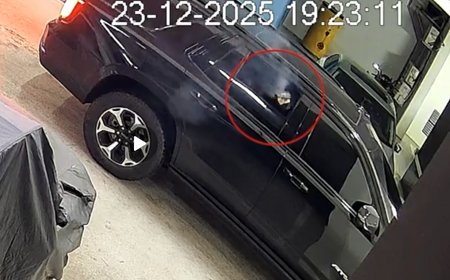 بالفيديو محاولة اغتيال داخل مرأب سكني في الجناح (23/12/2025)