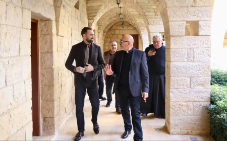 تيمور جنبلاط يزور اللويزة- دير القمر