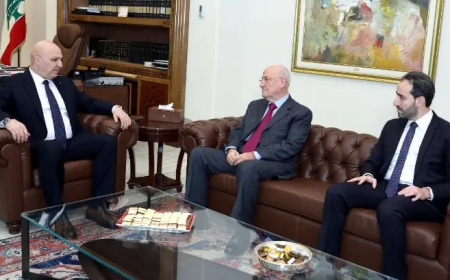 الرئيس عون عرض مع النائبين ضاهر وافرام والعريضي الأوضاع العامة